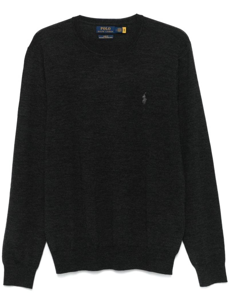 Polo Ralph Lauren Polo Pony-embroidered sweater - Grey von Polo Ralph Lauren