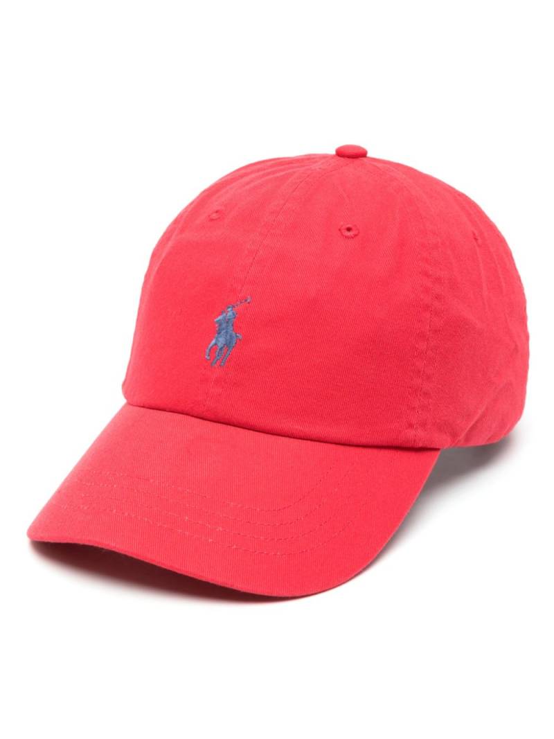 Polo Ralph Lauren Polo Pony embroidery cottotn baseball cap - Red von Polo Ralph Lauren