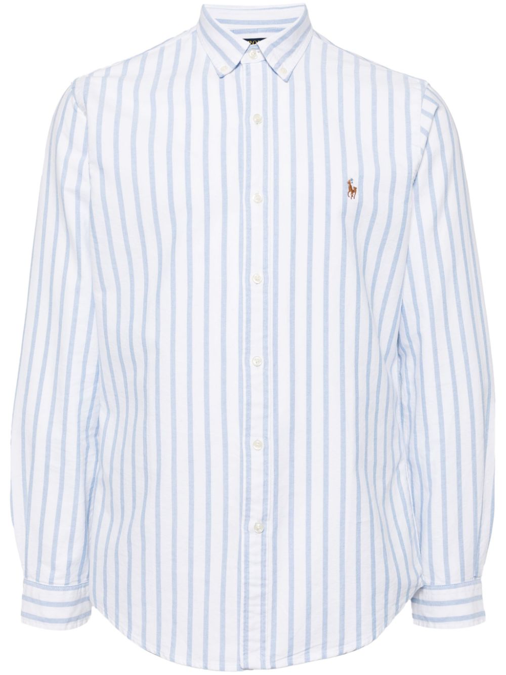 Polo Ralph Lauren Polo Pony-embroidered striped shirt - Blue von Polo Ralph Lauren