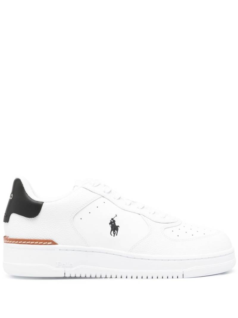 Polo Ralph Lauren Polo Pony leather sneakers - White von Polo Ralph Lauren