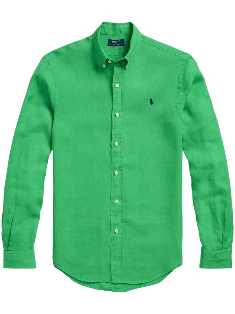 Polo Ralph Lauren Polo Pony linen button-down shirt - Green von Polo Ralph Lauren