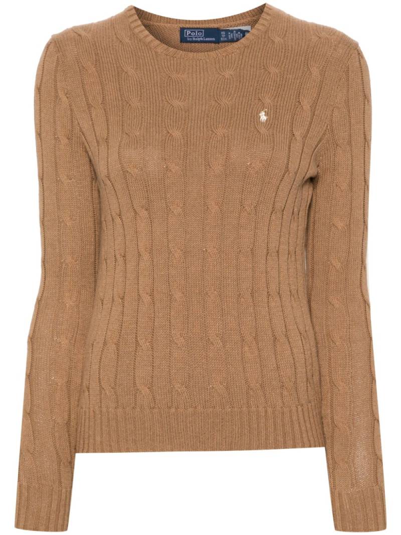 Polo Ralph Lauren Polo-Pony-motif cotton jumper - Brown von Polo Ralph Lauren