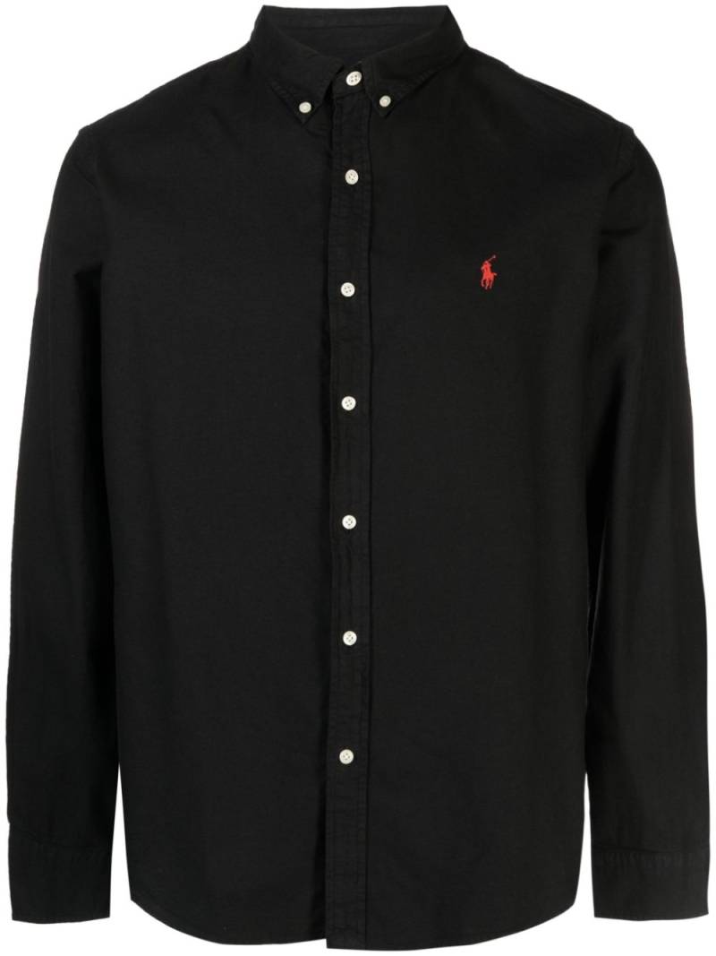 Polo Ralph Lauren Polo Pony-motif cotton shirt - Black von Polo Ralph Lauren