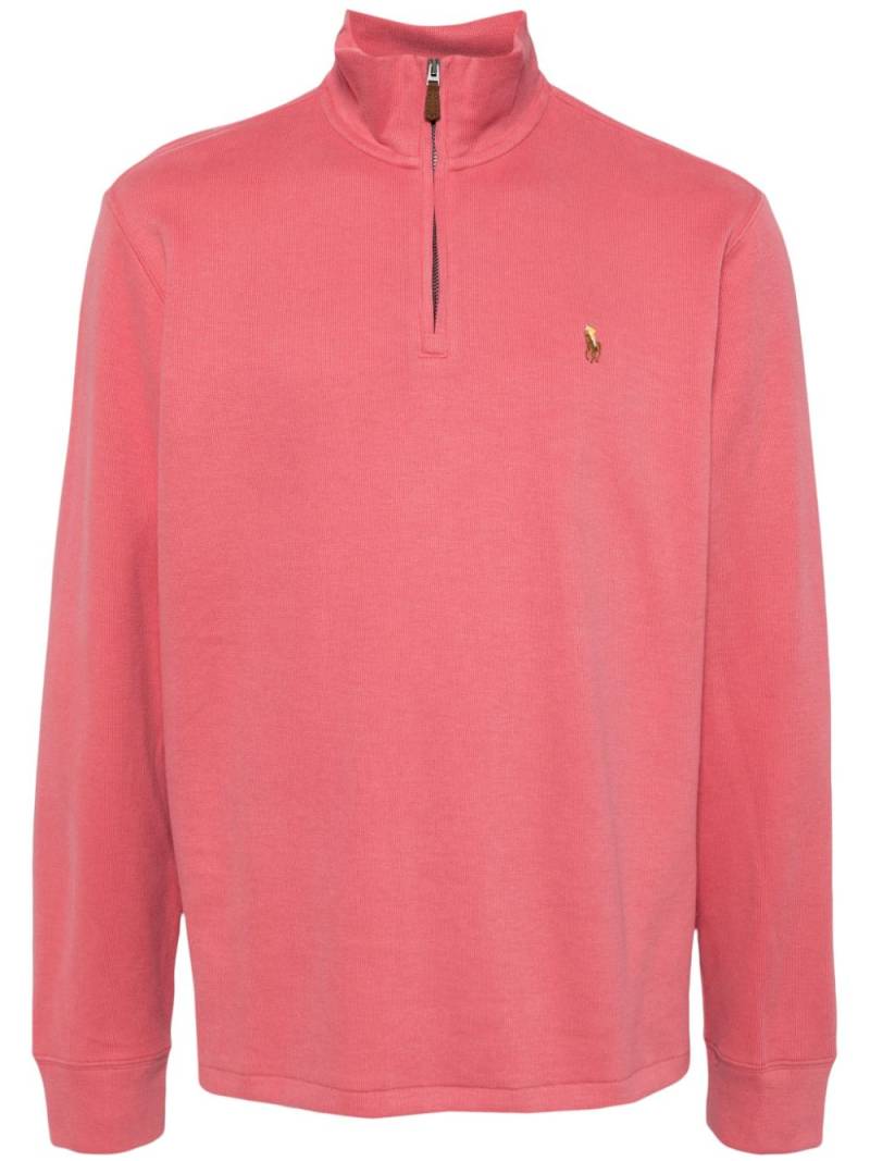 Polo Ralph Lauren Polo-Pony-motif half-zip sweatshirt - Pink von Polo Ralph Lauren