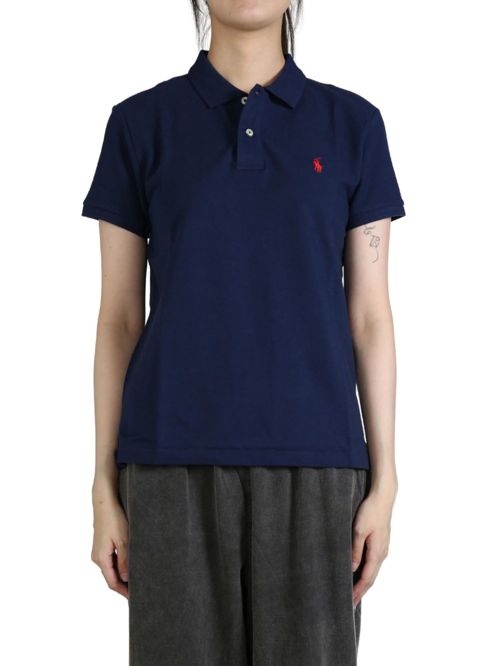 Polo Ralph Lauren Polo Pony motif polo top - Blue von Polo Ralph Lauren