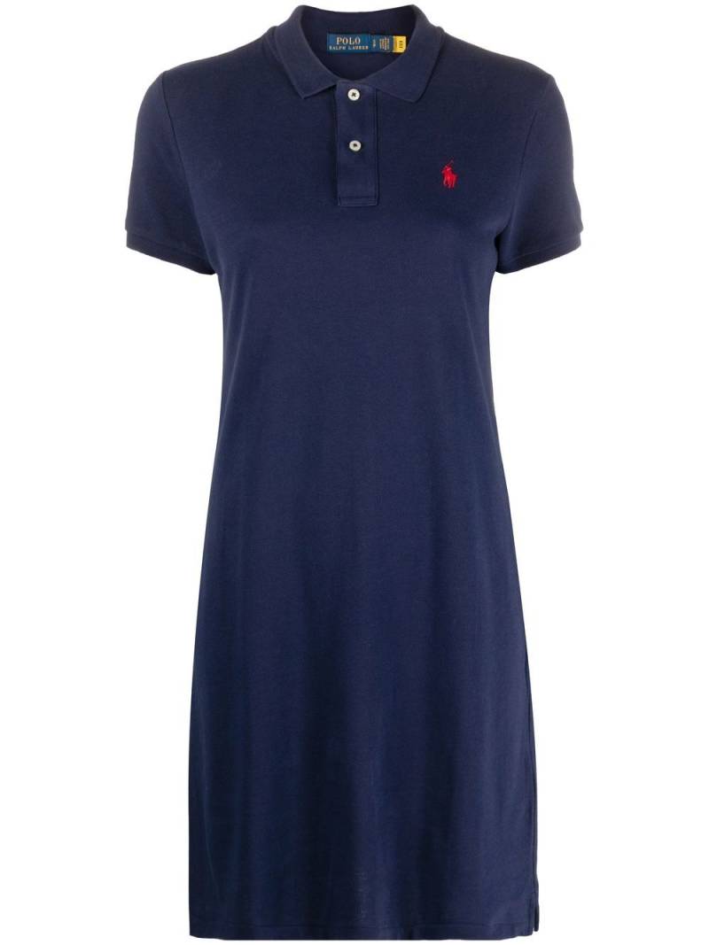 Polo Ralph Lauren Polo Pony short-sleeved dress - Blue von Polo Ralph Lauren