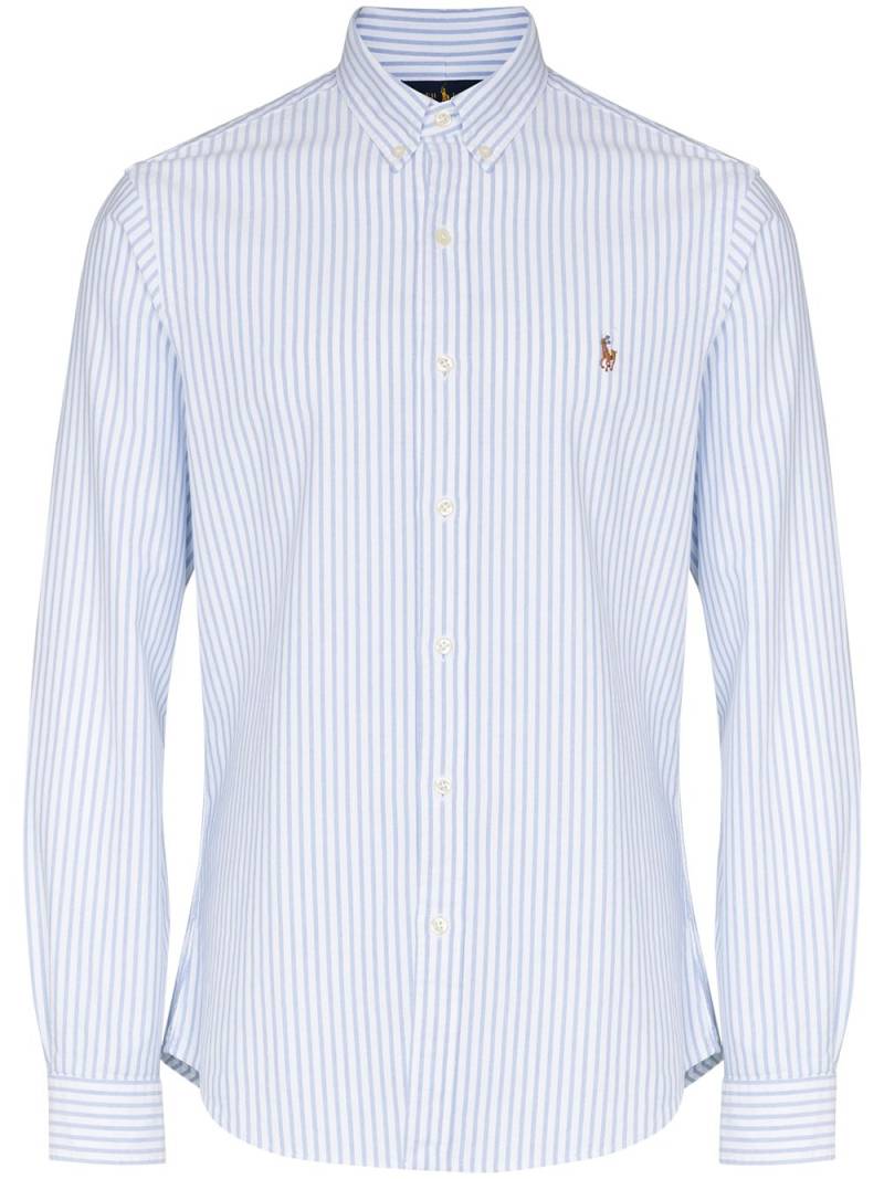 Polo Ralph Lauren Polo Pony striped Oxford shirt - White von Polo Ralph Lauren