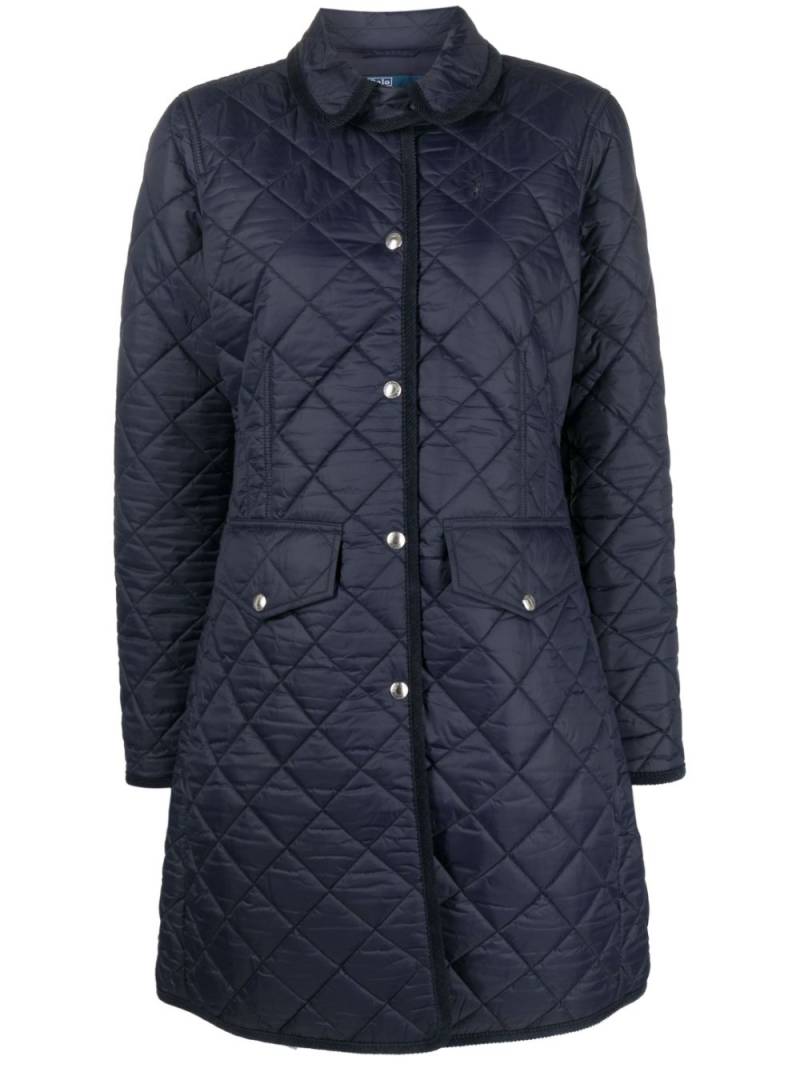 Polo Ralph Lauren Poly quilted coat - Blue von Polo Ralph Lauren