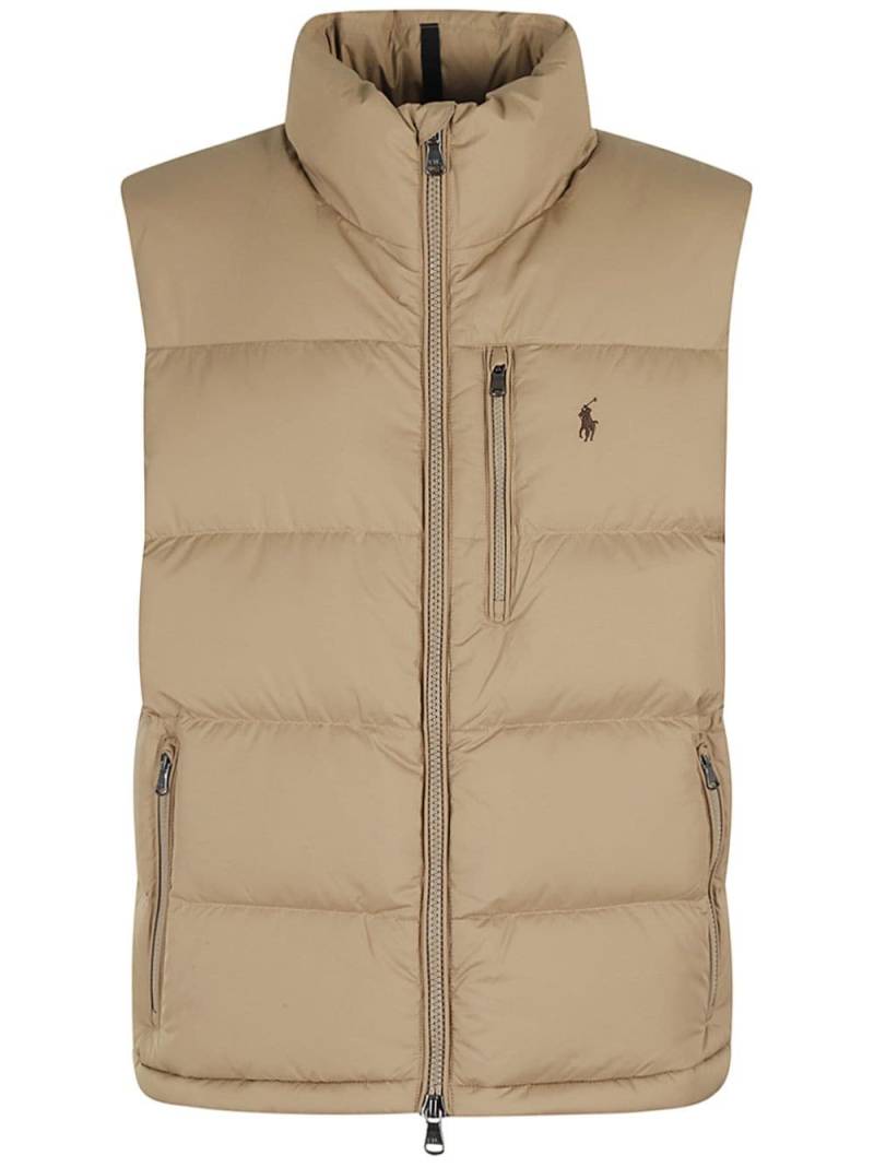 Polo Ralph Lauren Pony logo padded gilet - Neutrals von Polo Ralph Lauren