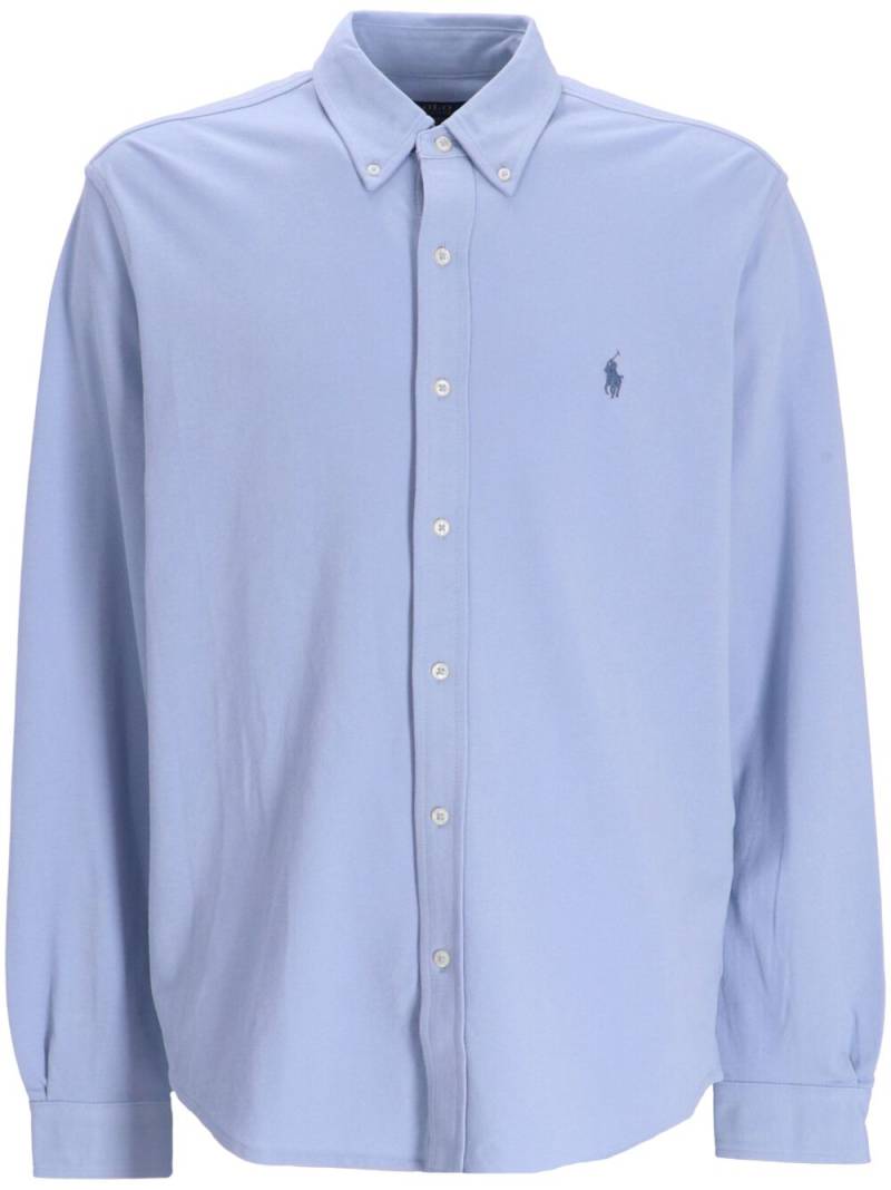 Polo Ralph Lauren Pony-motif cotton shirt - Blue von Polo Ralph Lauren