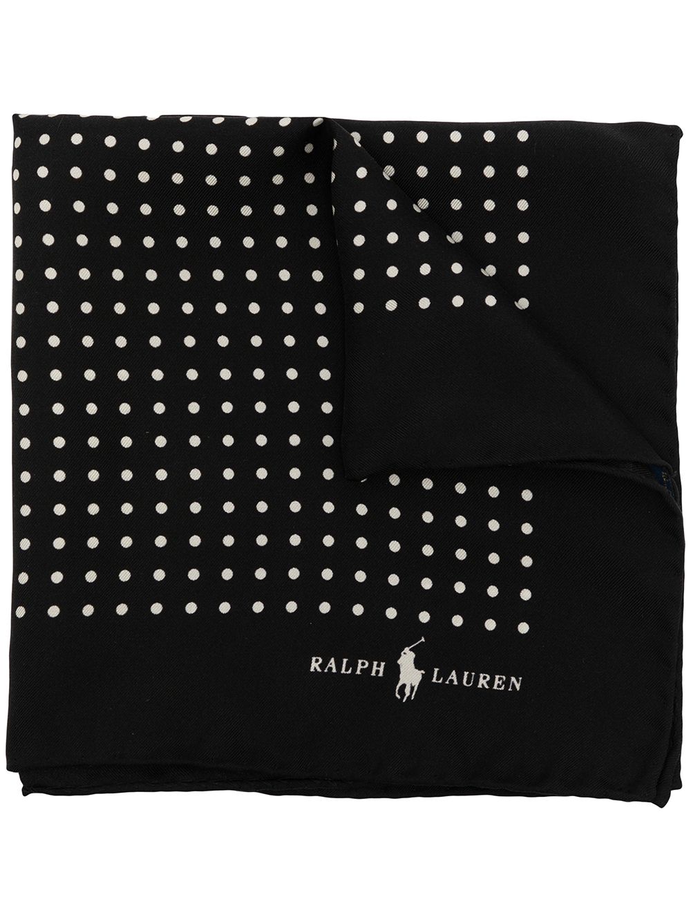 Polo Ralph Lauren St. James dotted-print pocket square - Black von Polo Ralph Lauren