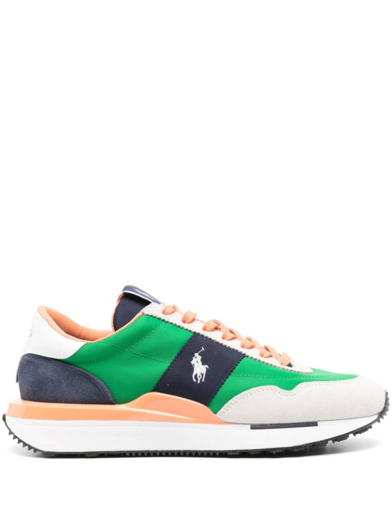 Polo Ralph Lauren Train 89 panelled sneakers - Green von Polo Ralph Lauren