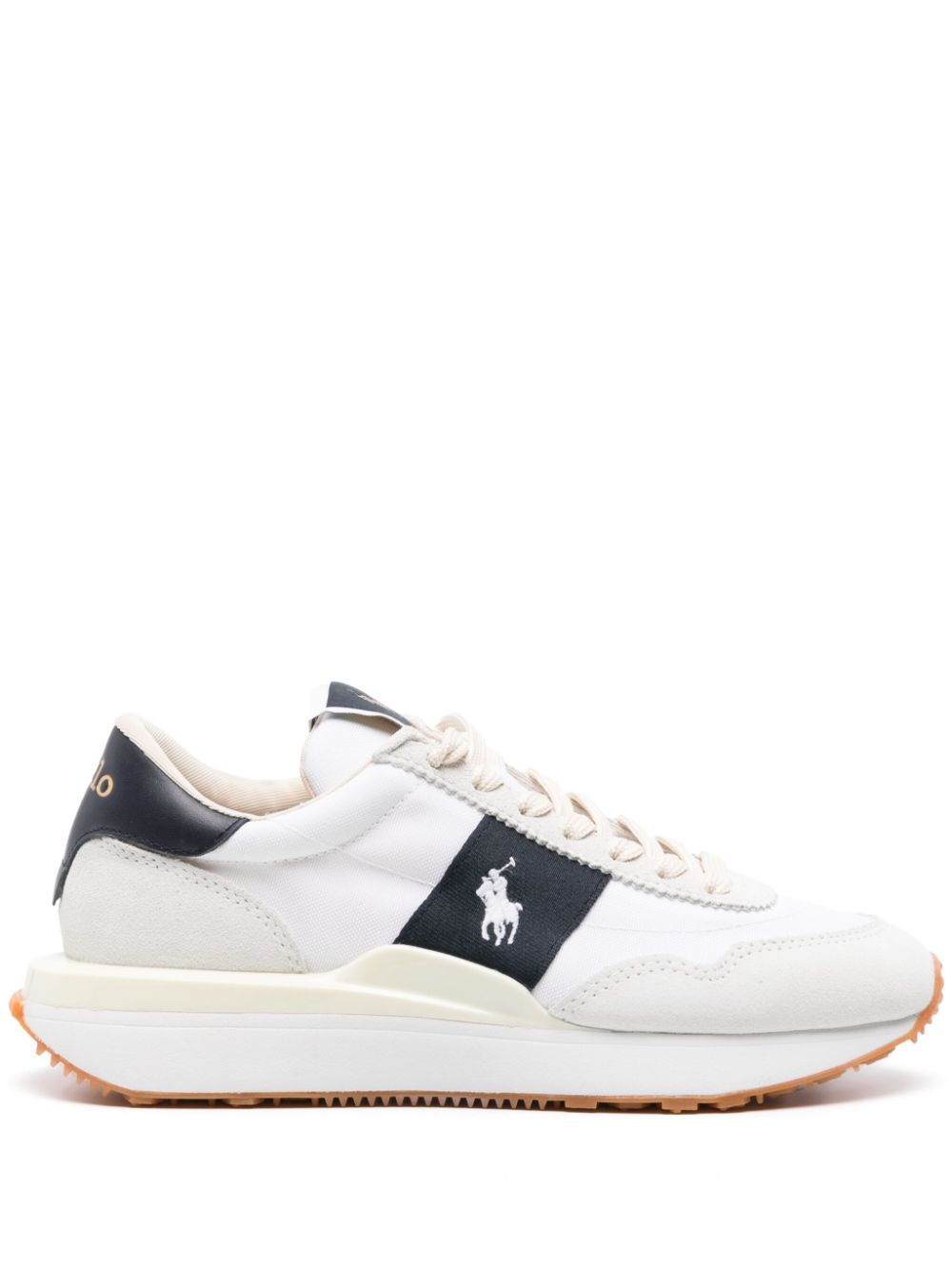 Polo Ralph Lauren Train 89 panelled sneakers - White von Polo Ralph Lauren