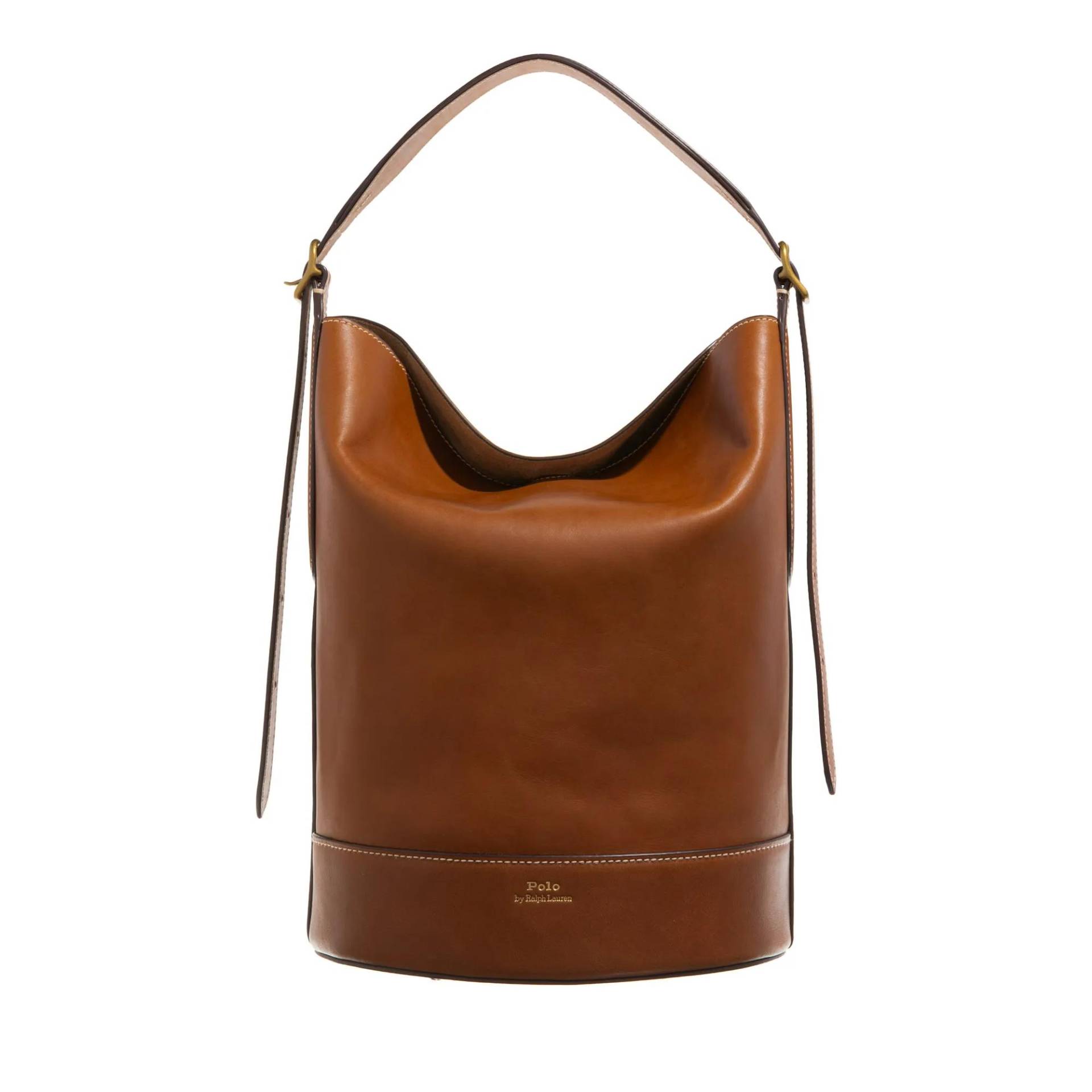 Polo Ralph Lauren Umhängetasche - Bucket Bag Medium - Gr. unisize - in Braun - für Damen von Polo Ralph Lauren