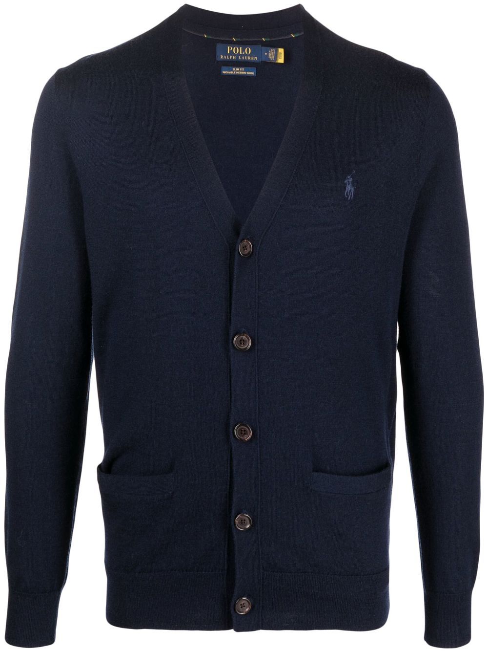 Polo Ralph Lauren V-neck wool cardigan - Blue von Polo Ralph Lauren