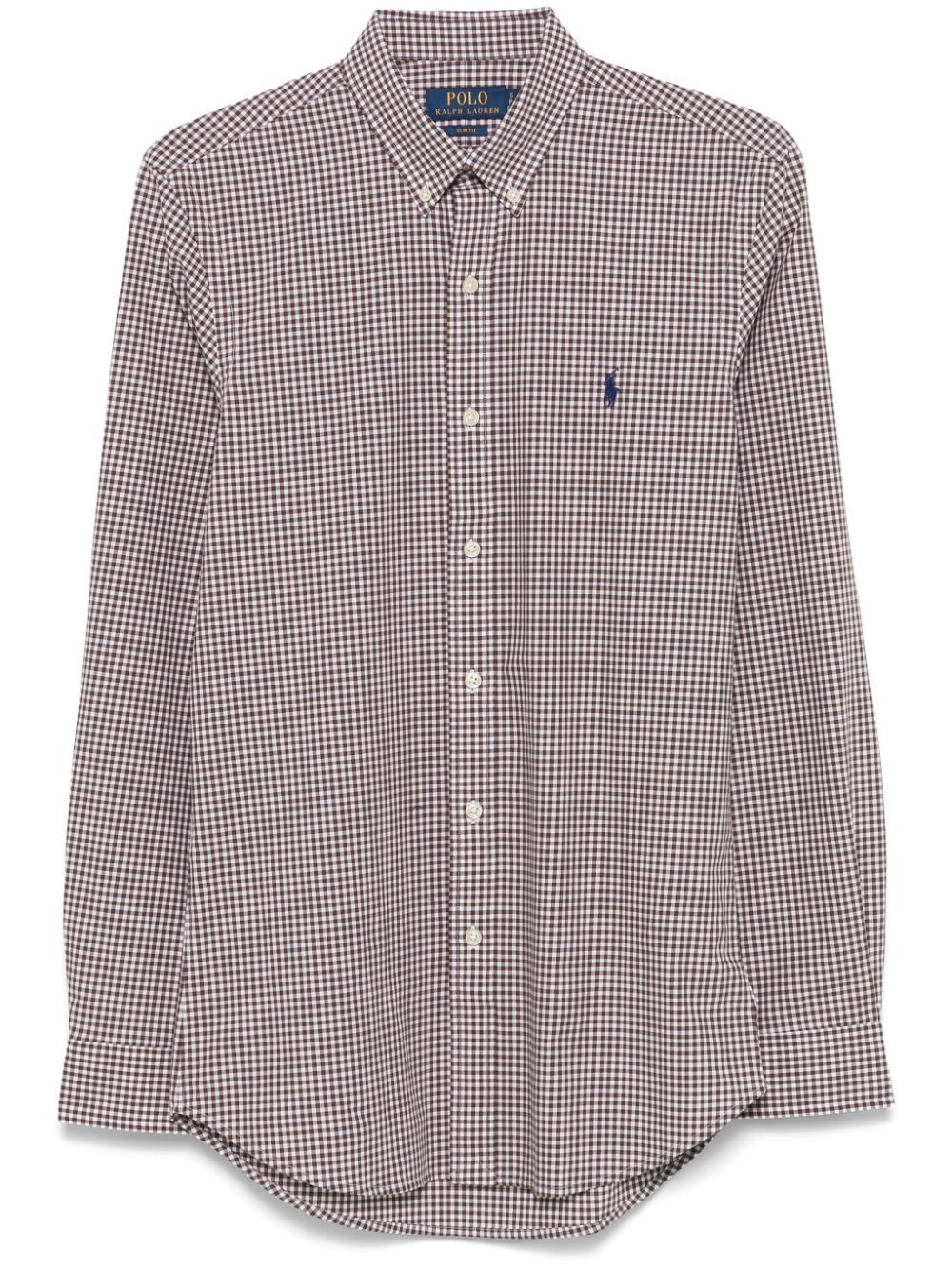 Polo Ralph Lauren argyle-check pattern shirt - Brown von Polo Ralph Lauren