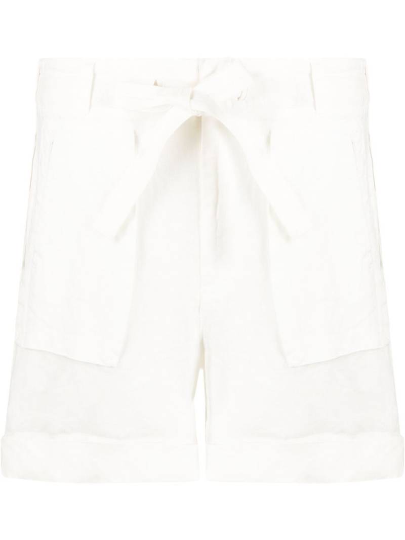 Polo Ralph Lauren belted cargo-pocket shorts - White von Polo Ralph Lauren