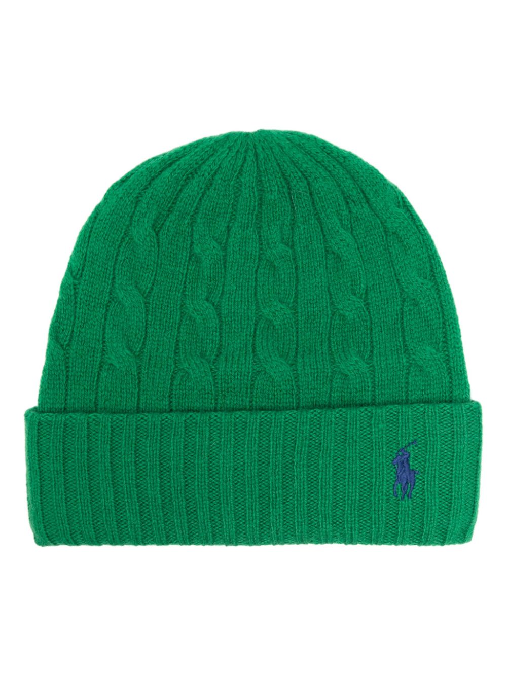 Polo Ralph Lauren cable-knit beanie hat - Green von Polo Ralph Lauren