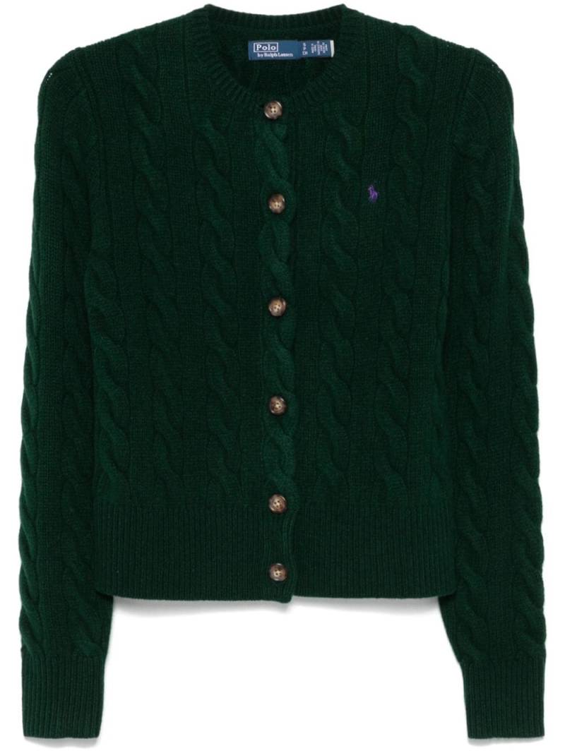 Polo Ralph Lauren cable-knit cardigan - Green von Polo Ralph Lauren