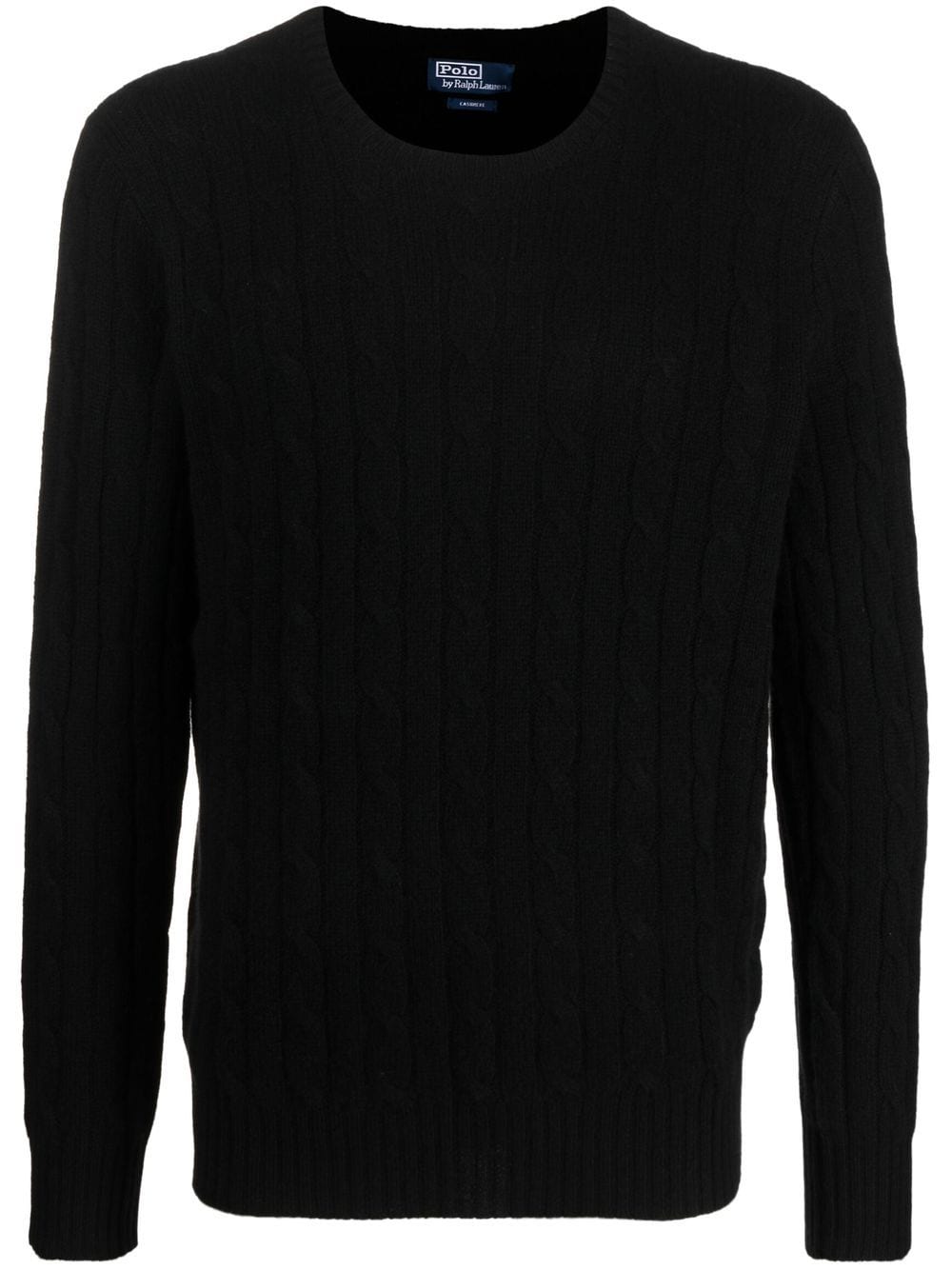 Polo Ralph Lauren cable-knit cashmere jumper - Black von Polo Ralph Lauren