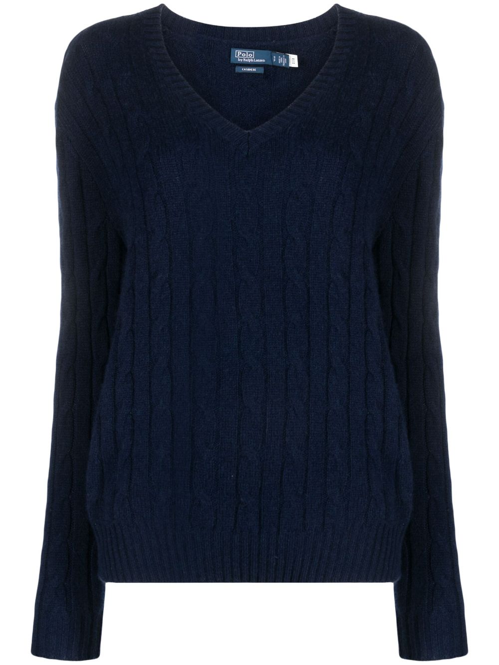 Polo Ralph Lauren cable-knit cashmere jumper - Blue von Polo Ralph Lauren