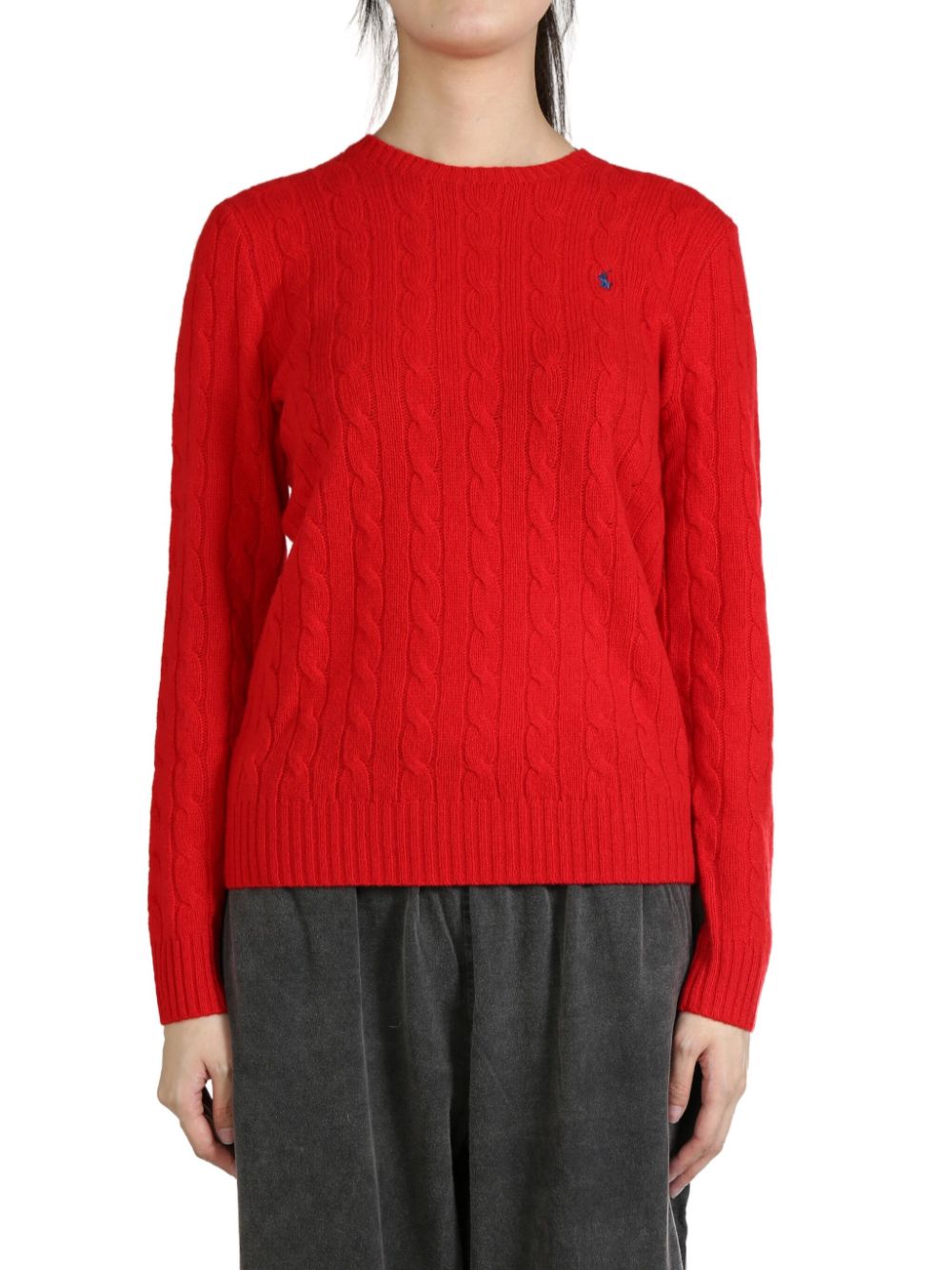 Polo Ralph Lauren cable-knit jumper - Red von Polo Ralph Lauren