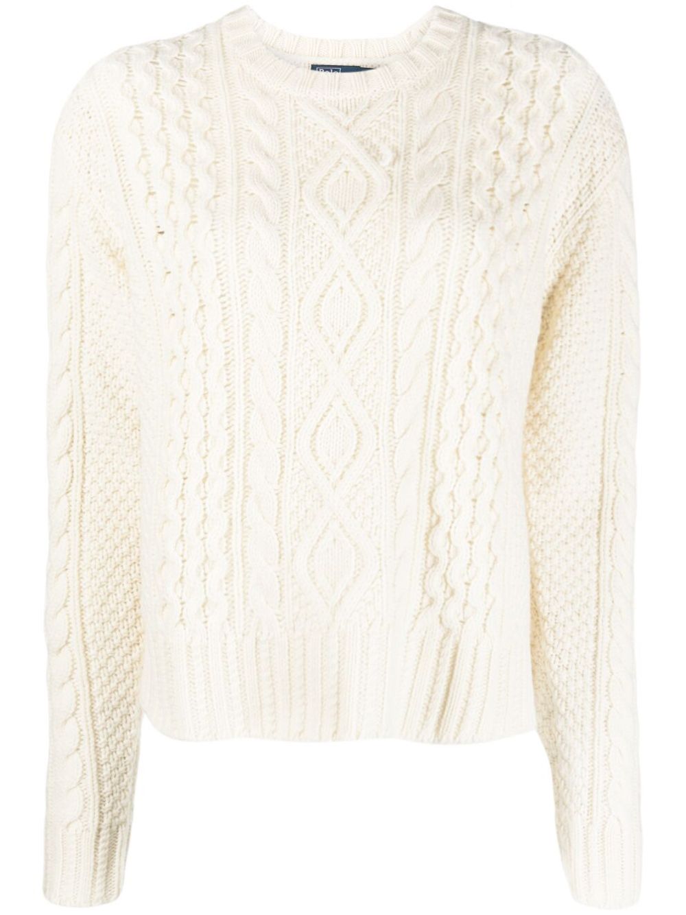 Polo Ralph Lauren cable-knit jumper - White von Polo Ralph Lauren