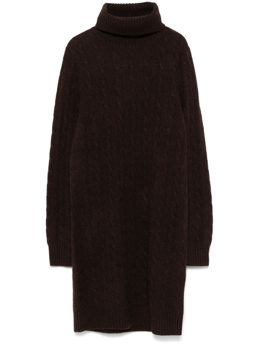 Polo Ralph Lauren cable-knit mini dress - Brown von Polo Ralph Lauren