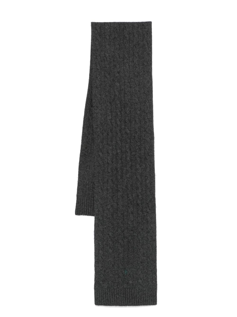 Polo Ralph Lauren cable-knit scarf - Grey von Polo Ralph Lauren