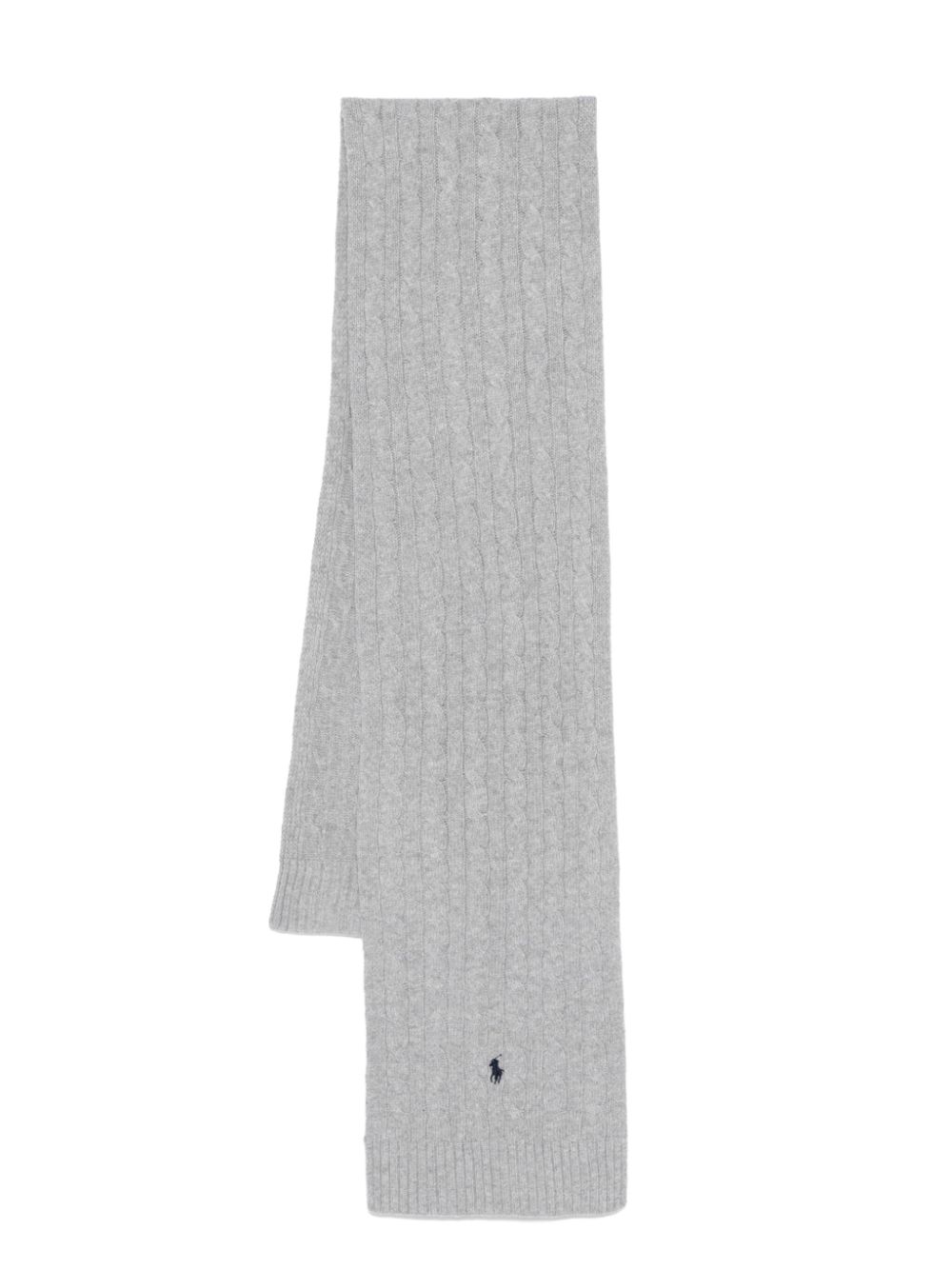 Polo Ralph Lauren cable-knit scarf - Grey von Polo Ralph Lauren