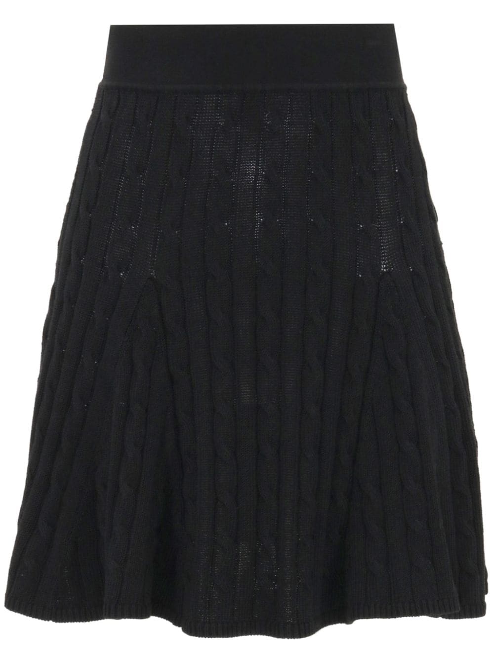 Polo Ralph Lauren cable-knit skirt - Black von Polo Ralph Lauren