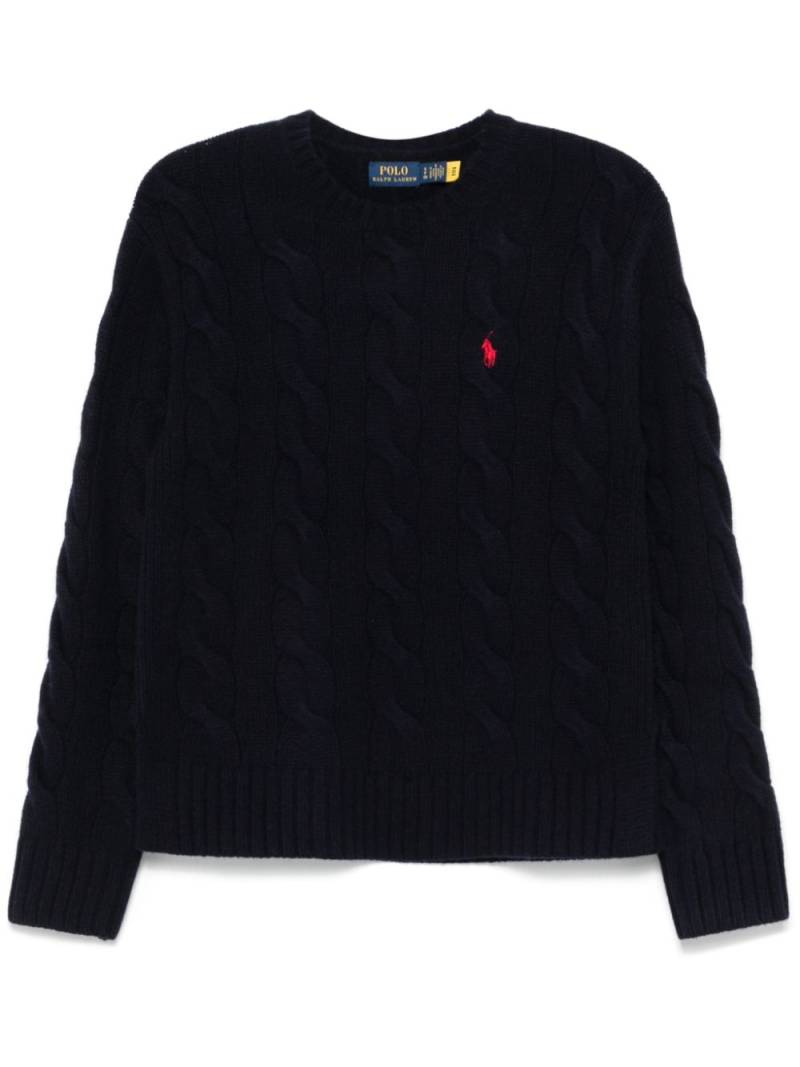 Polo Ralph Lauren cable-knit sweater - Blue von Polo Ralph Lauren