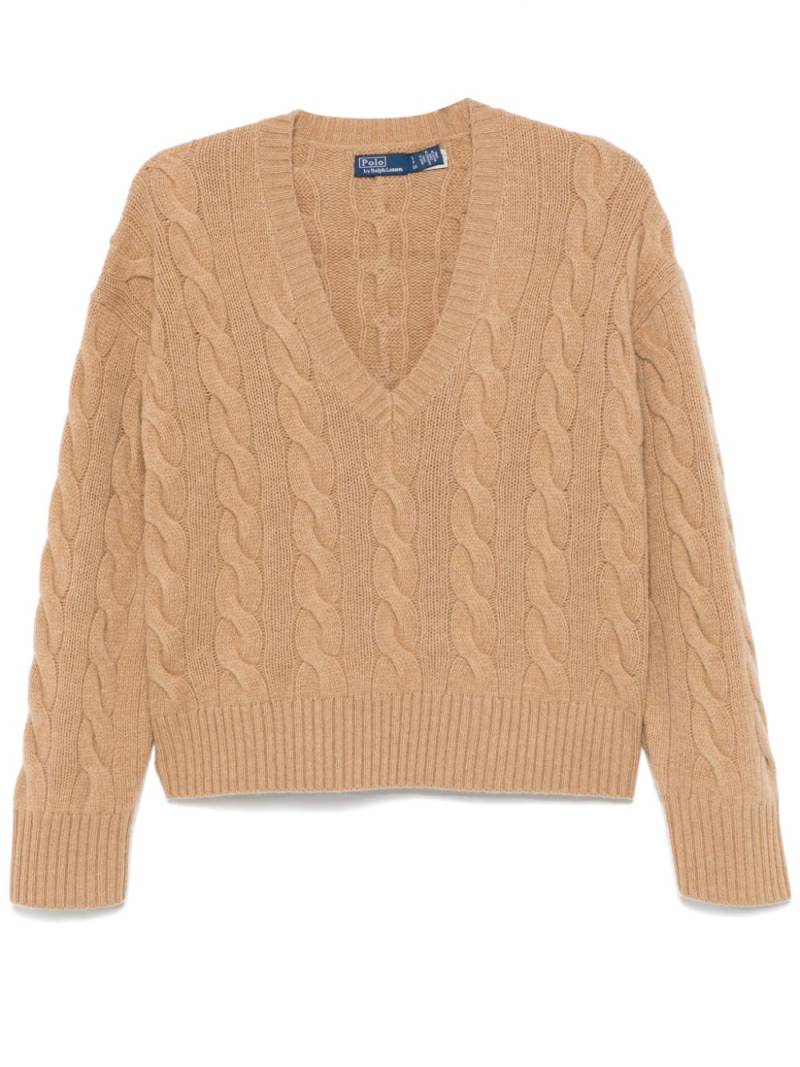 Polo Ralph Lauren cable-knit sweater - Brown von Polo Ralph Lauren