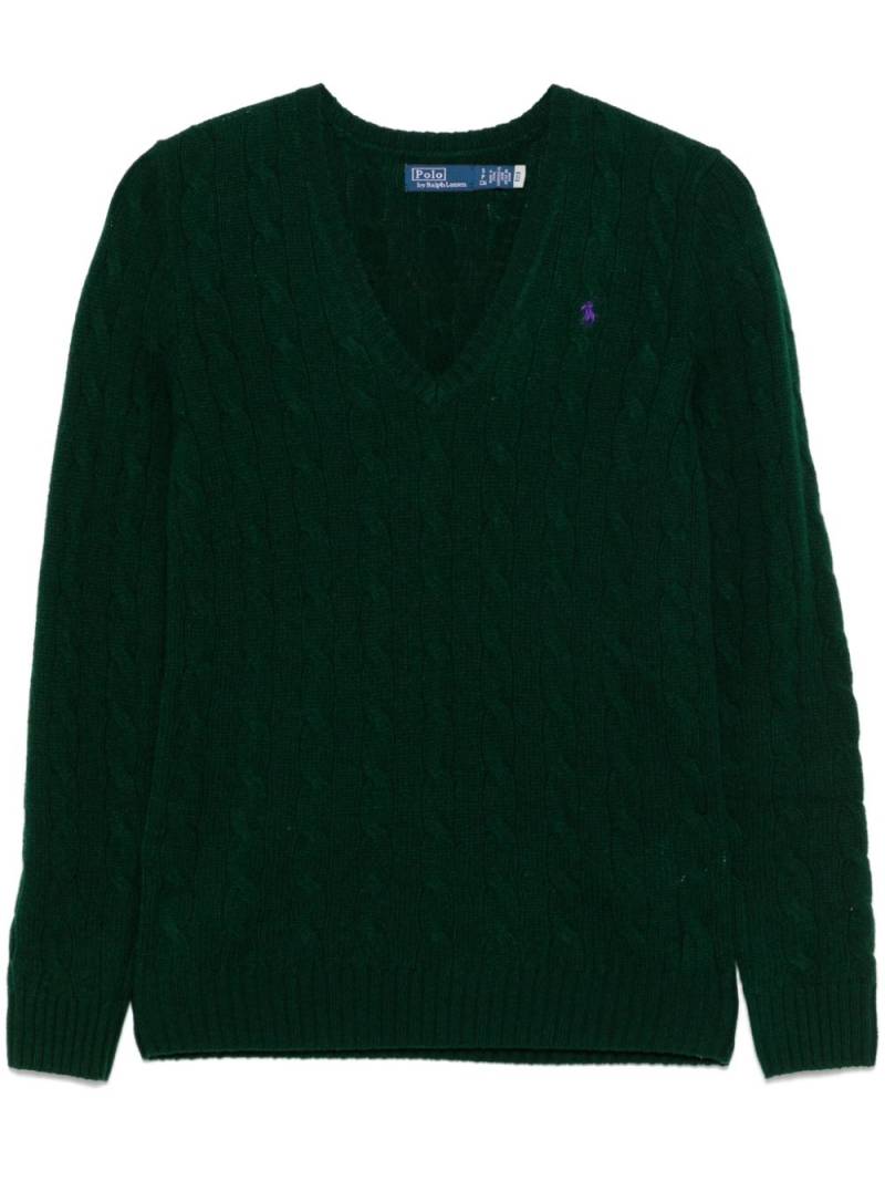 Polo Ralph Lauren cable-knit sweater - Green von Polo Ralph Lauren