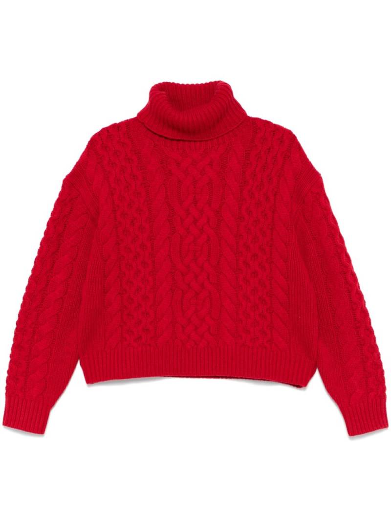 Polo Ralph Lauren cable-knit sweater - Red von Polo Ralph Lauren