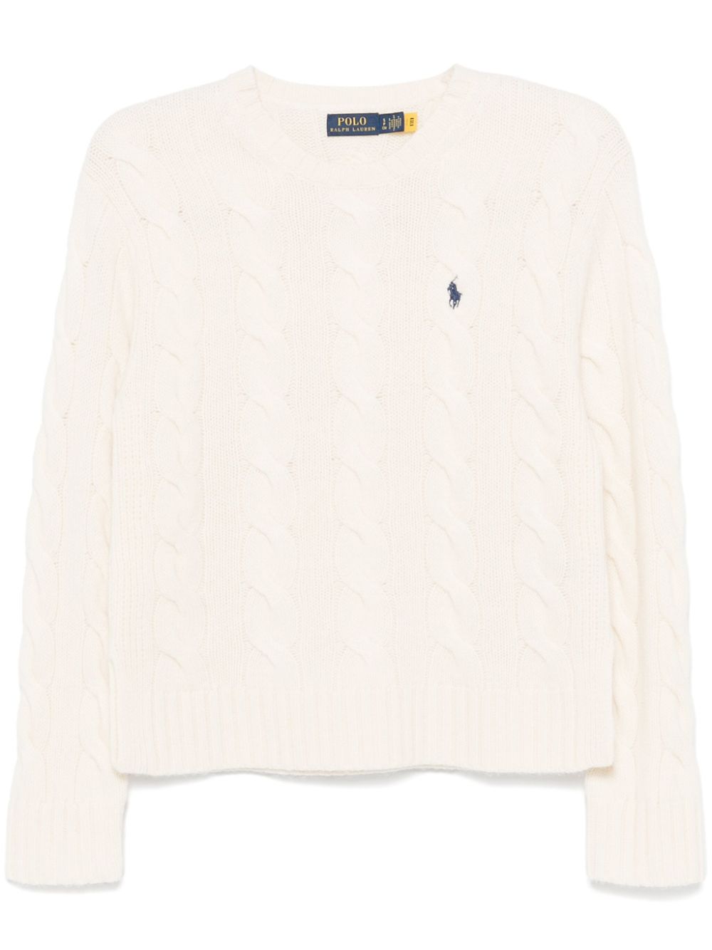 Polo Ralph Lauren cable-knit sweater - White von Polo Ralph Lauren