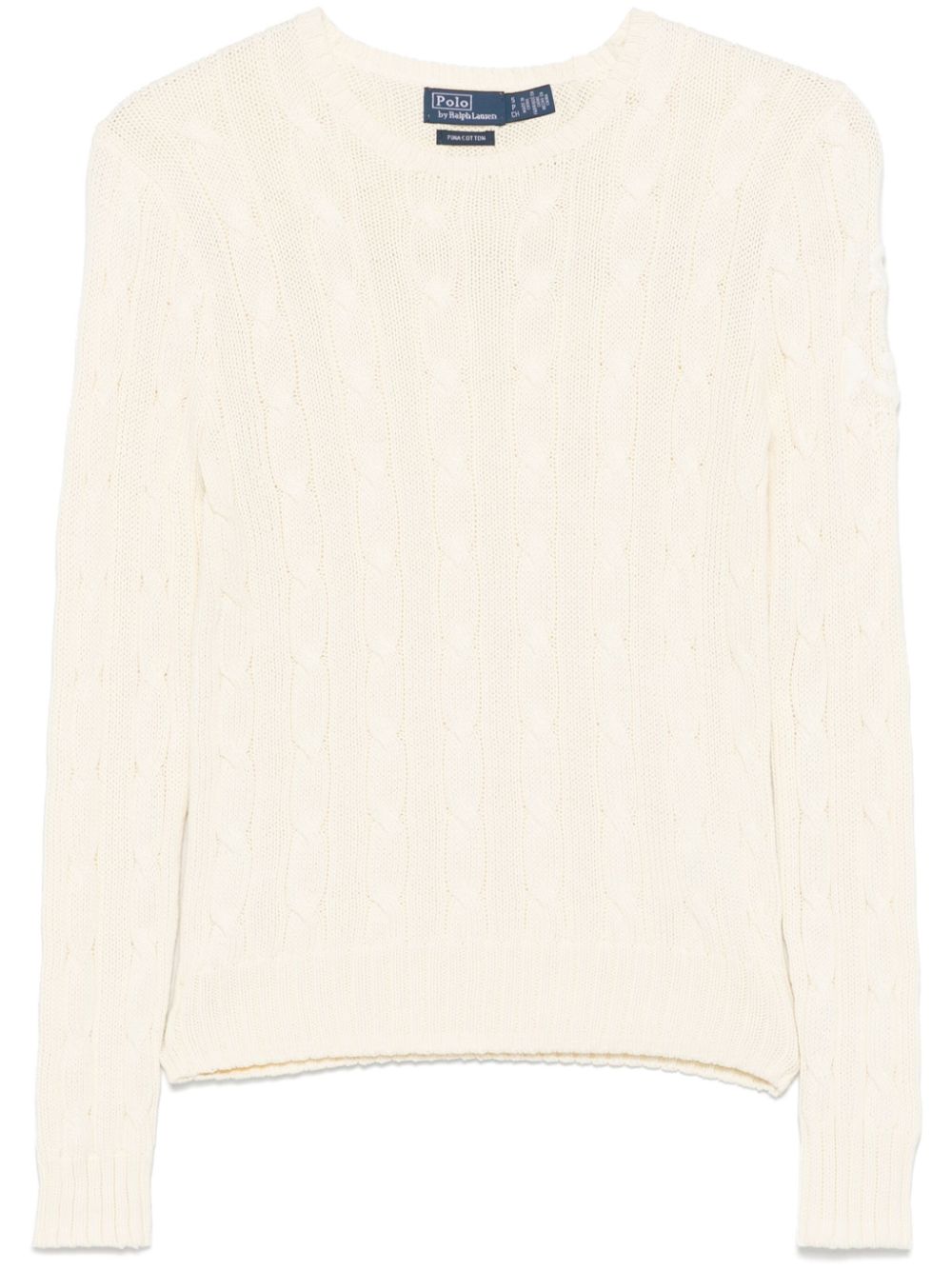 Polo Ralph Lauren cable-knit sweater - White von Polo Ralph Lauren