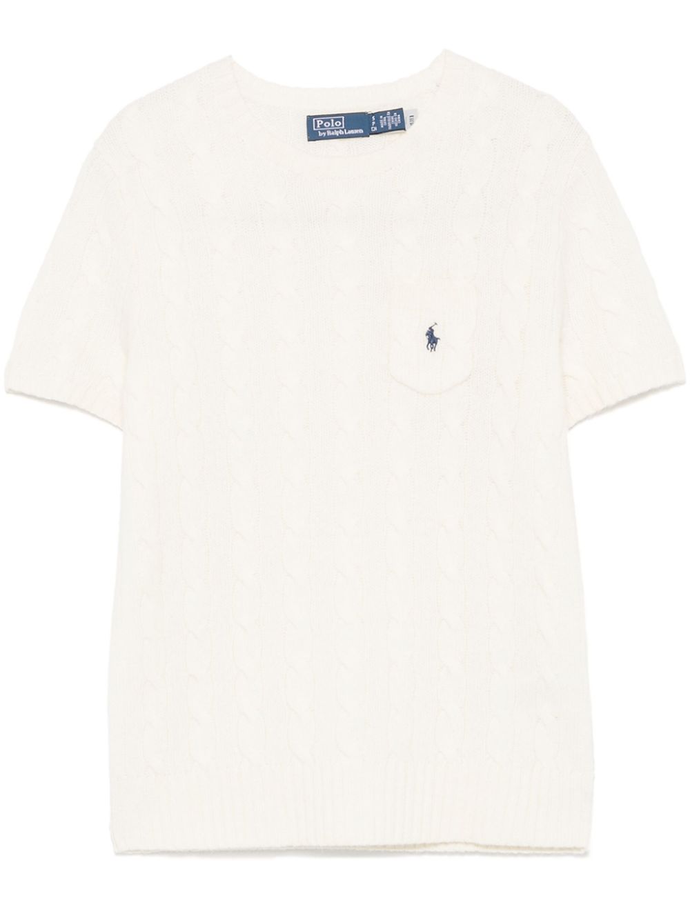 Polo Ralph Lauren cable-knit top - White von Polo Ralph Lauren