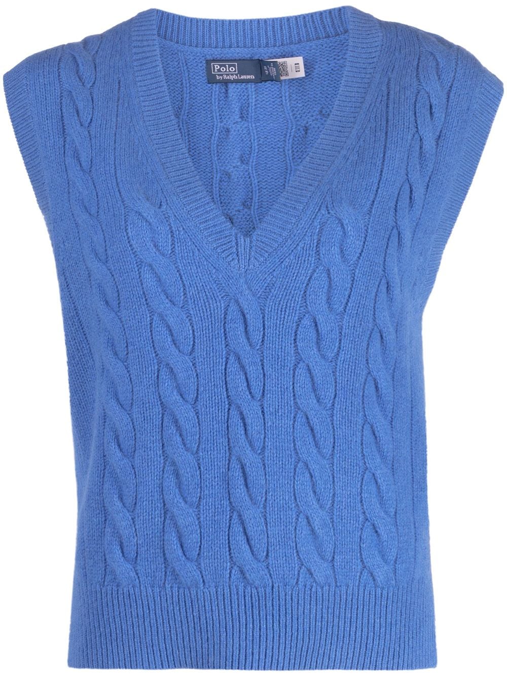 Polo Ralph Lauren cable-knit sweater vest - Blue von Polo Ralph Lauren