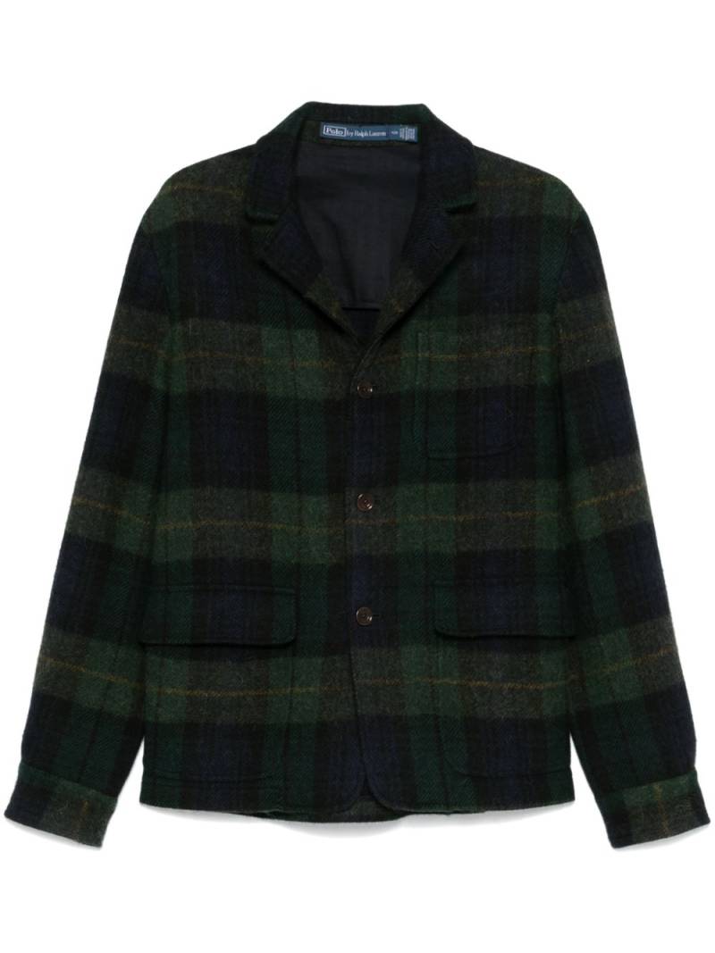 Polo Ralph Lauren check-pattern jacket - Green von Polo Ralph Lauren