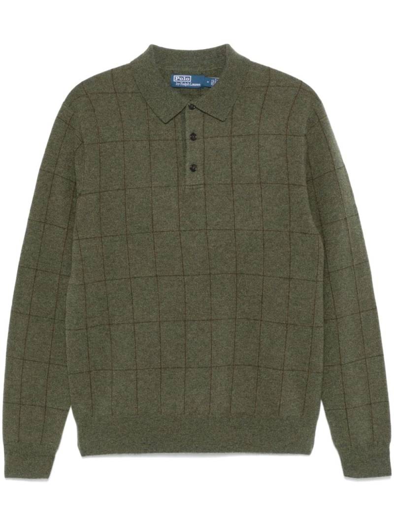 Polo Ralph Lauren check-pattern sweater - Green von Polo Ralph Lauren