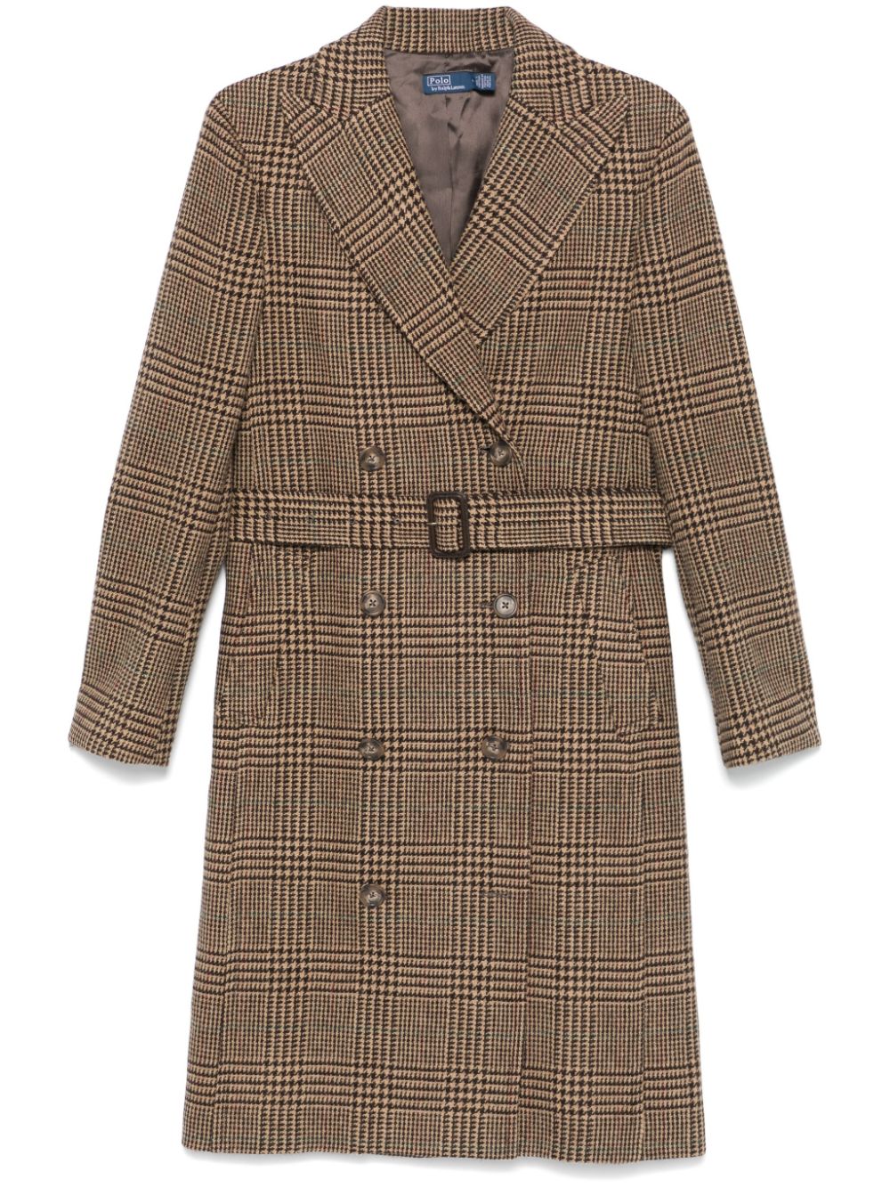 Polo Ralph Lauren checked coat - Brown von Polo Ralph Lauren