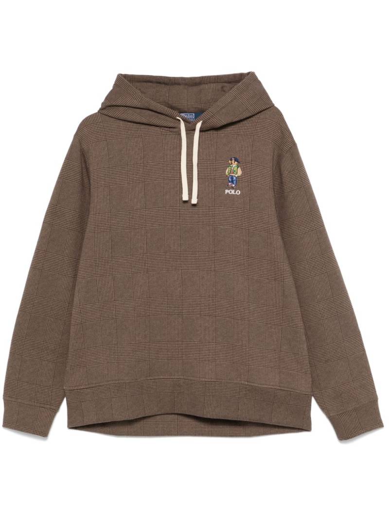 Polo Ralph Lauren checked hoodie - Brown von Polo Ralph Lauren