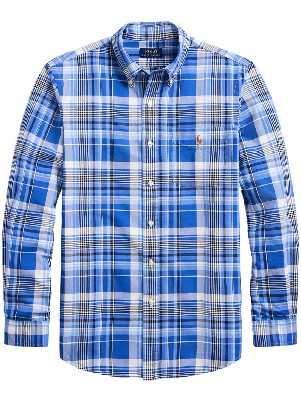 Polo Ralph Lauren checkered cotton shirt - Blue von Polo Ralph Lauren