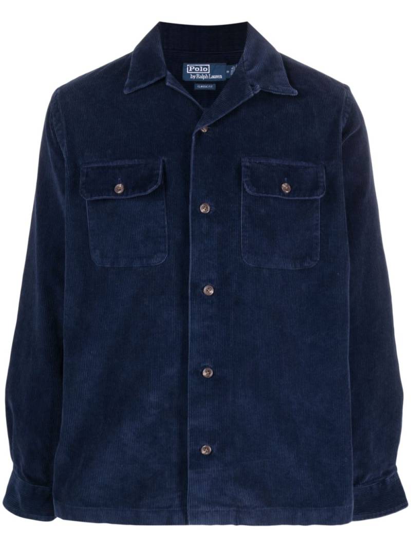 Polo Ralph Lauren corduroy buttoned shirt - Blue von Polo Ralph Lauren