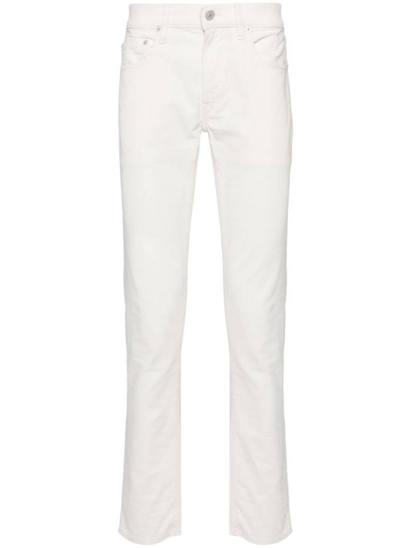 Polo Ralph Lauren corduroy slim-cut trousers - White von Polo Ralph Lauren