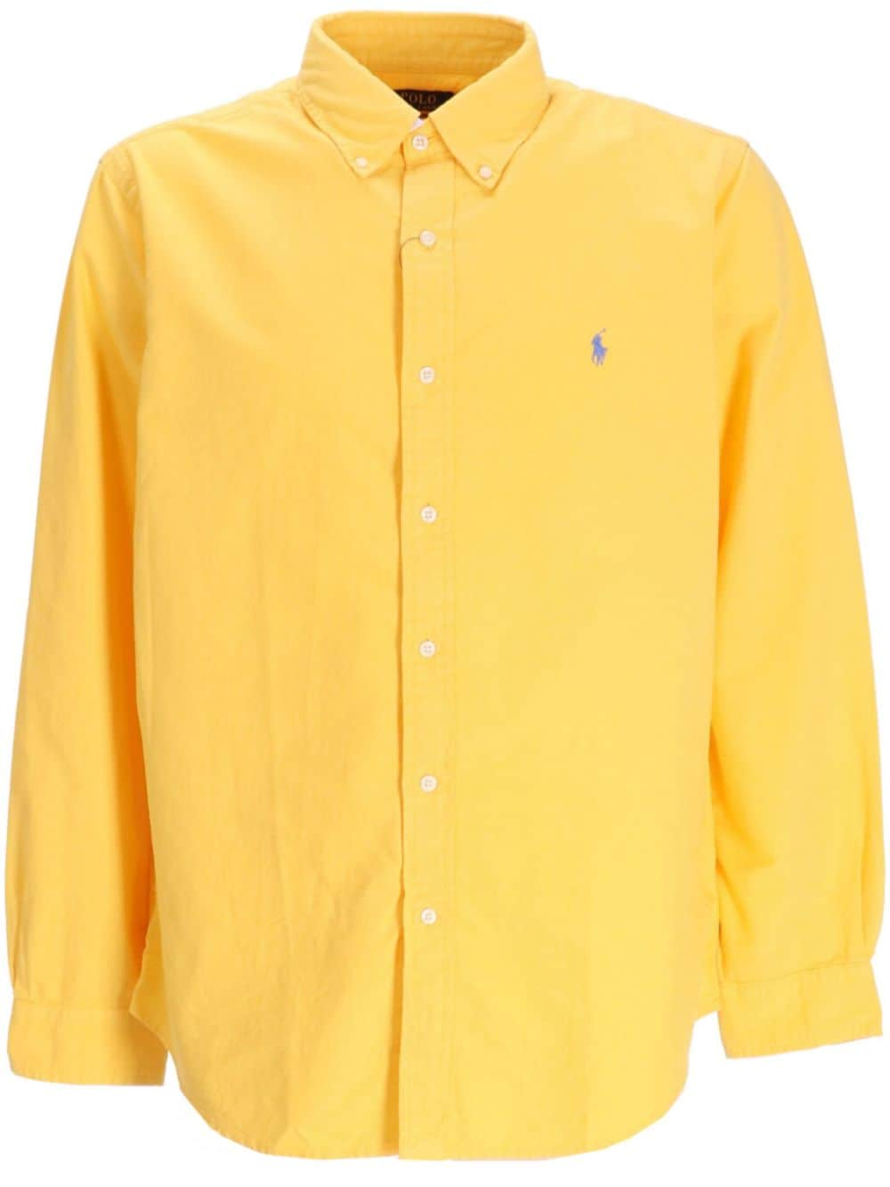 Polo Ralph Lauren cotton button-down long-sleeved shirt - Yellow von Polo Ralph Lauren