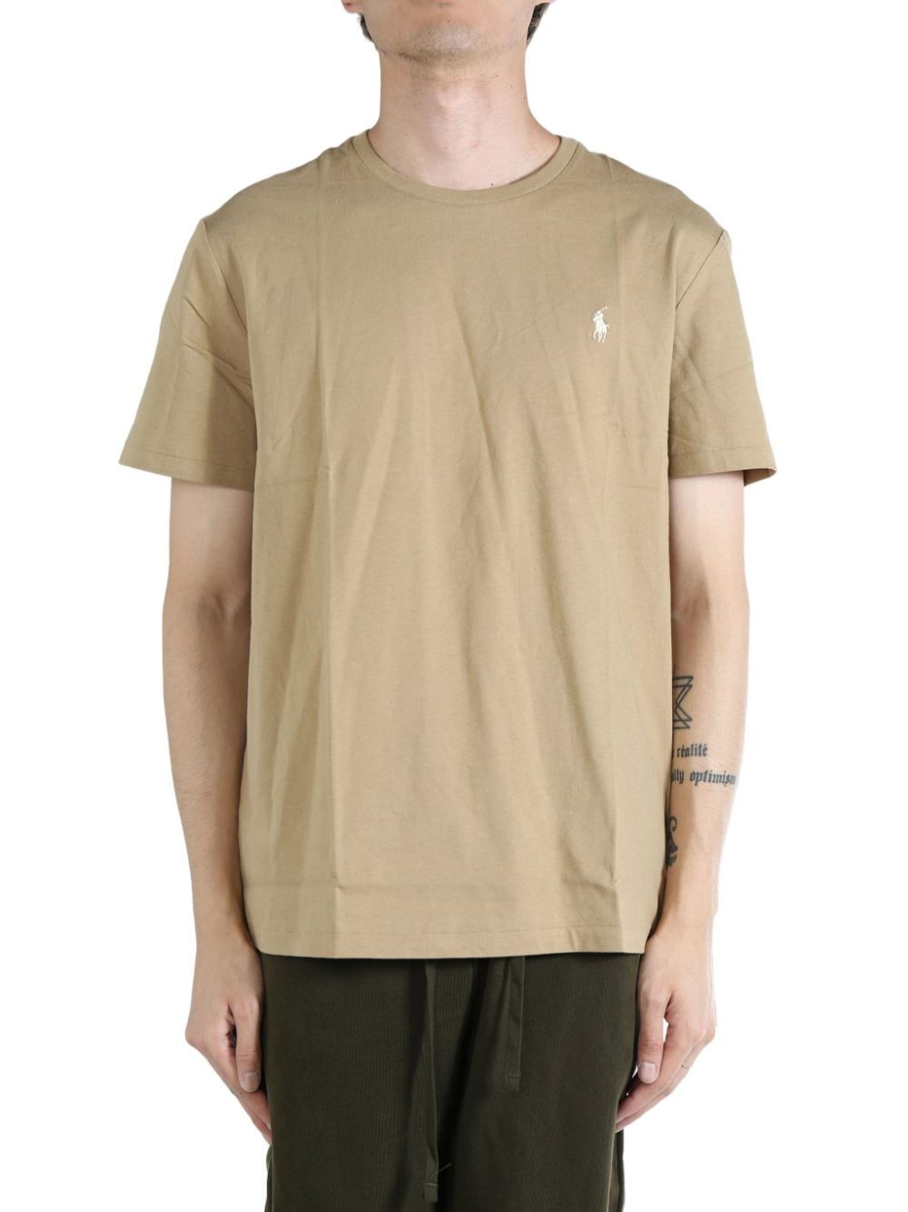 Polo Ralph Lauren crew neck cotton t-shirt - Neutrals von Polo Ralph Lauren