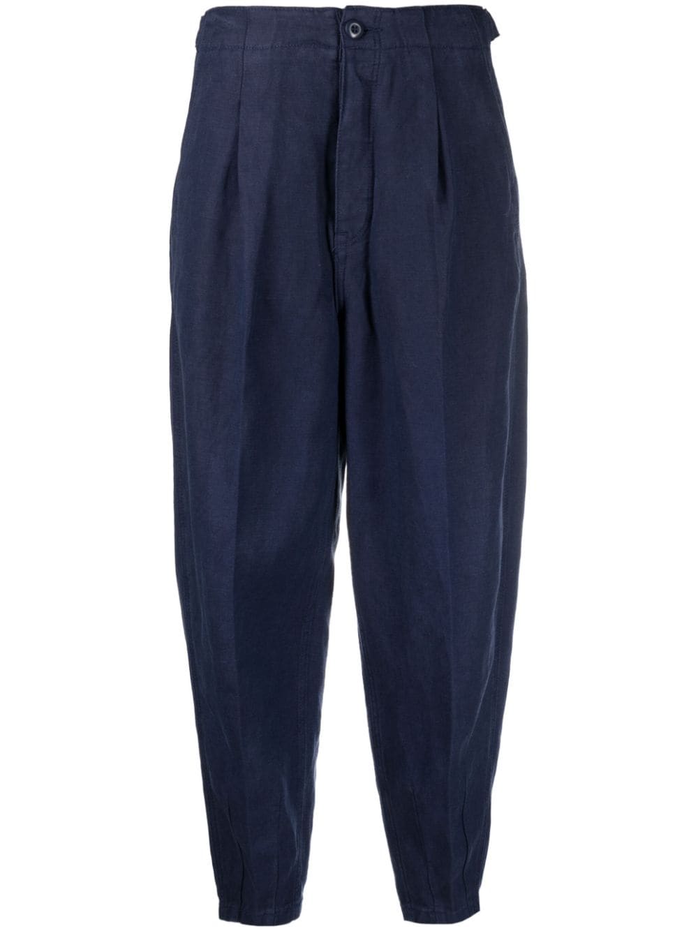 Polo Ralph Lauren cropped tapered-leg trousers - Blue von Polo Ralph Lauren