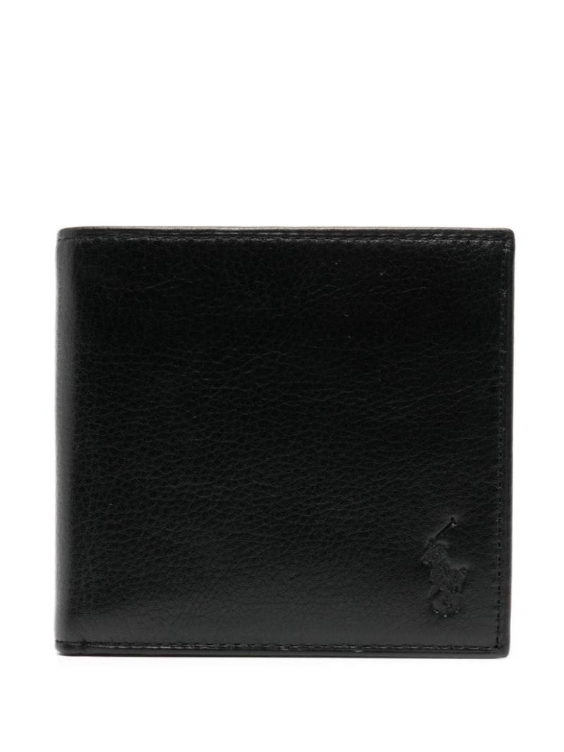 Polo Ralph Lauren debossed-logo bi-fold wallet - Black von Polo Ralph Lauren